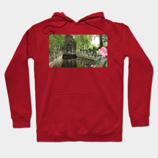 Paris Medici Fountain in Summer Hoodie